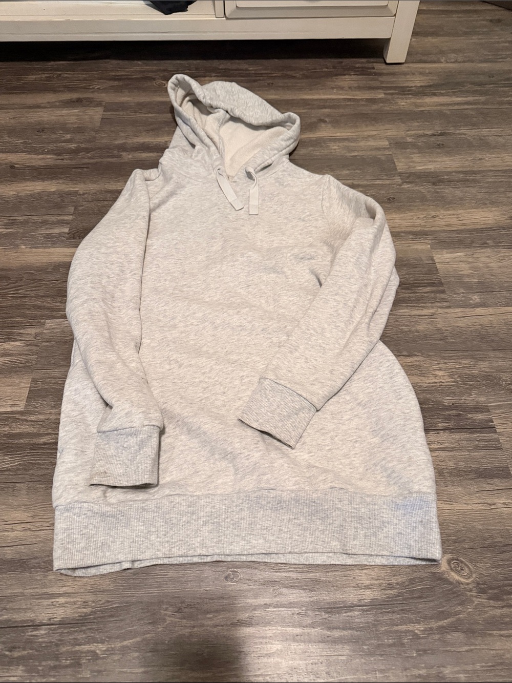Men's Light Gray Hooded Sweater